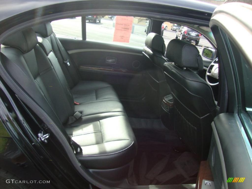2004 7 Series 745Li Sedan - Jet Black / Black/Black photo #21