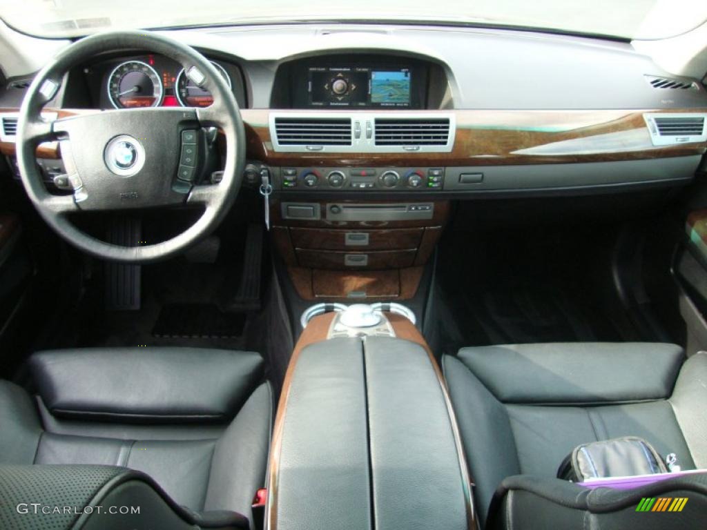 2004 7 Series 745Li Sedan - Jet Black / Black/Black photo #26