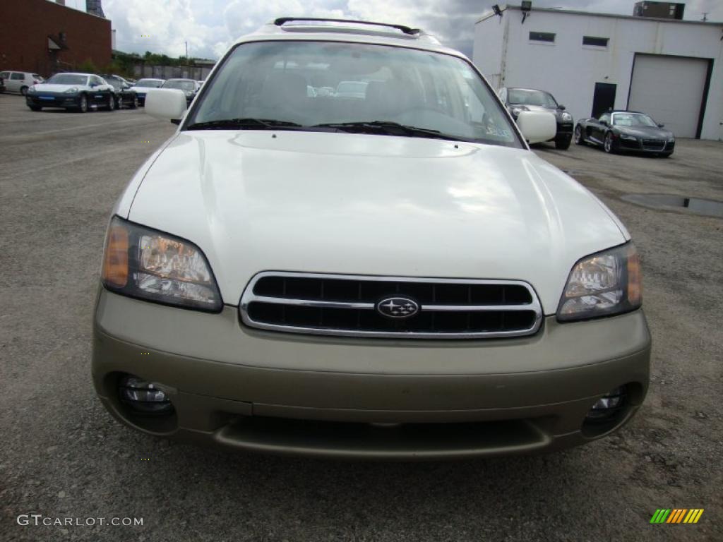 2000 Outback Limited Wagon - White Birch / Beige photo #3