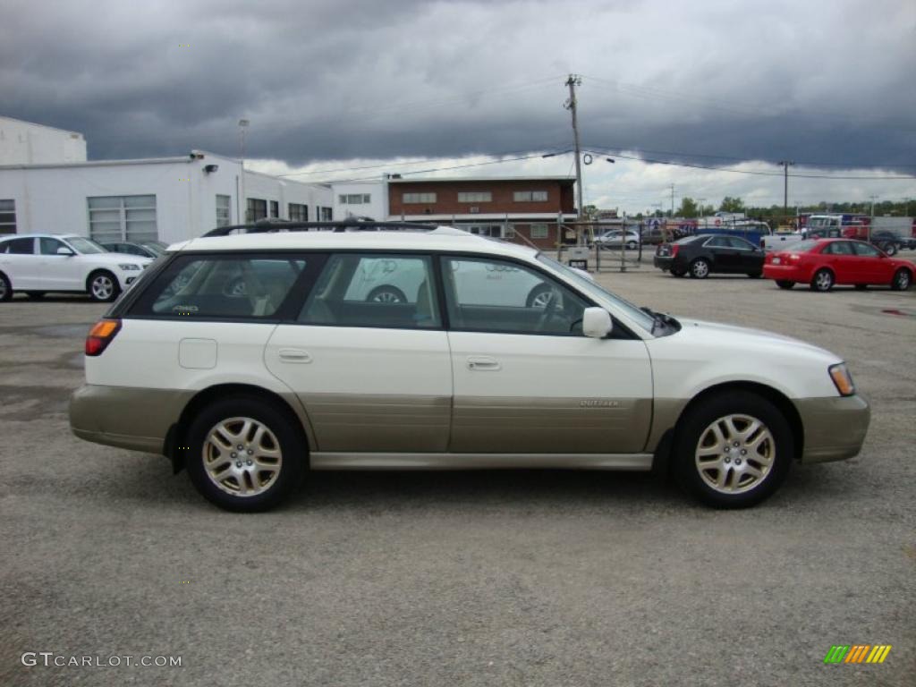 2000 Outback Limited Wagon - White Birch / Beige photo #7