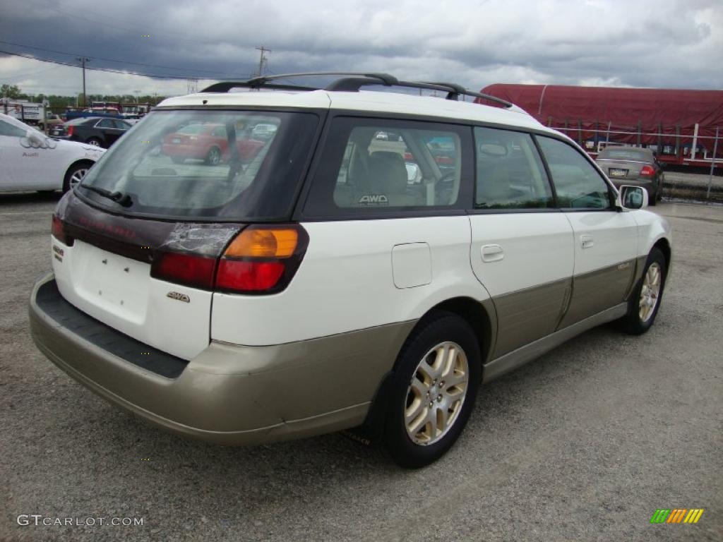 2000 Outback Limited Wagon - White Birch / Beige photo #8