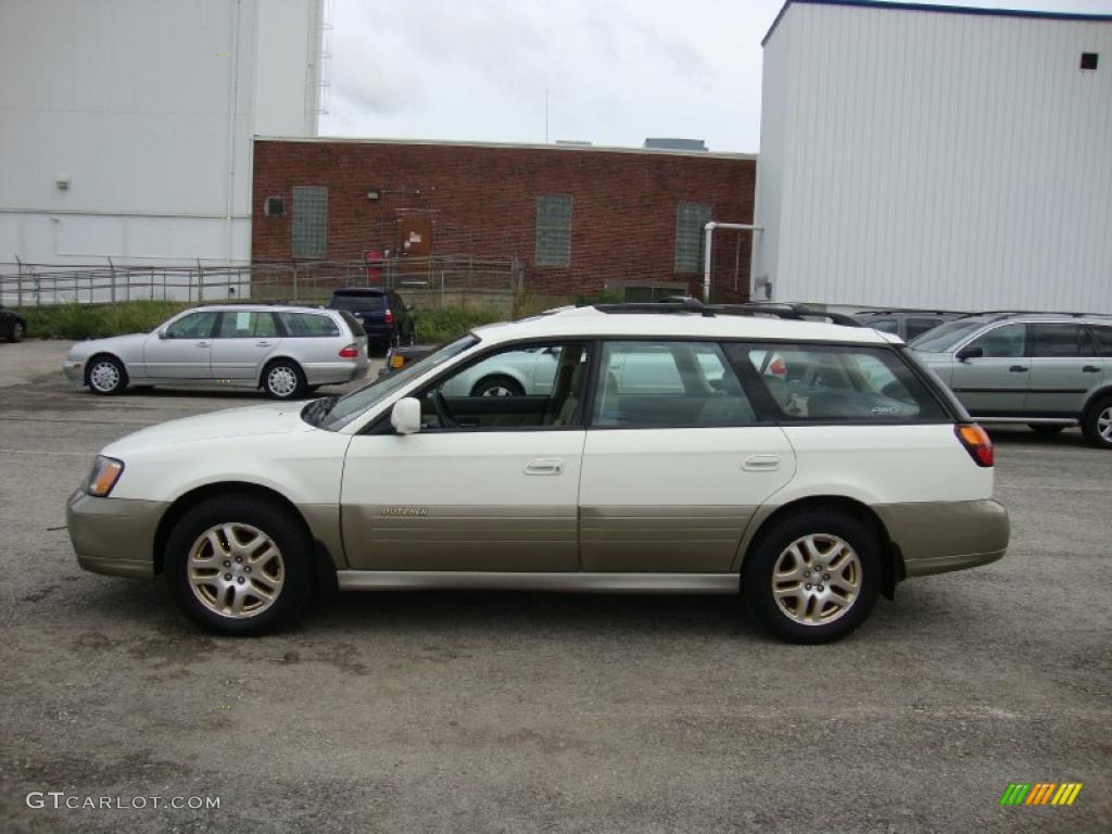 2000 Outback Limited Wagon - White Birch / Beige photo #11