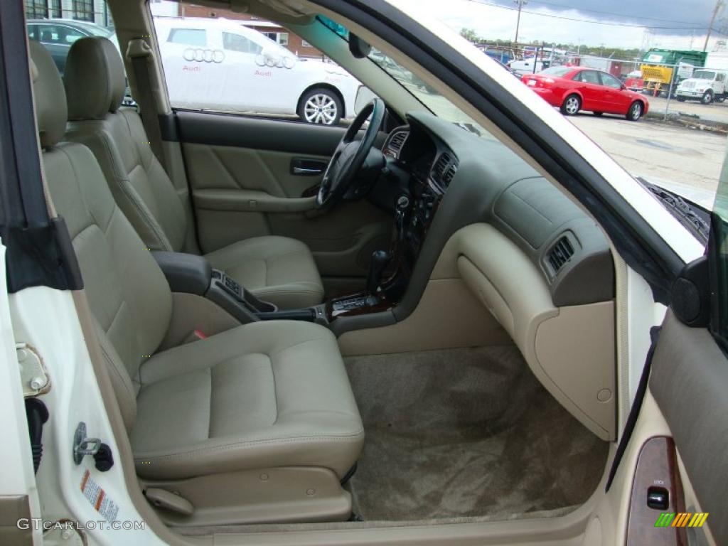 2000 Outback Limited Wagon - White Birch / Beige photo #20
