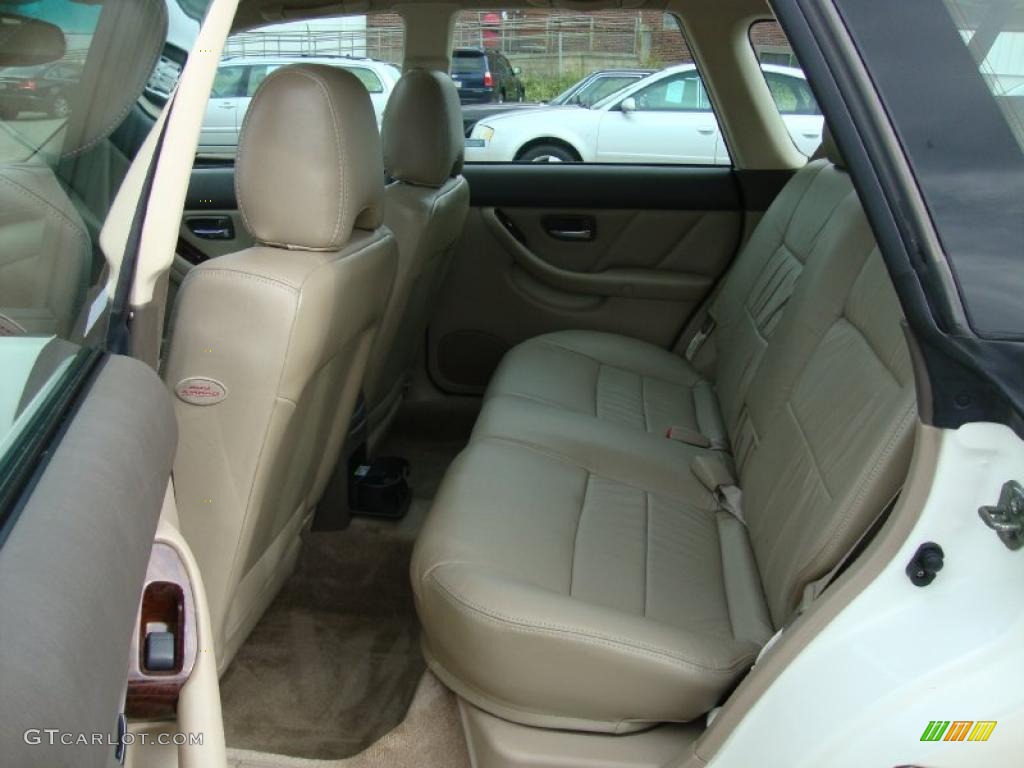 2000 Outback Limited Wagon - White Birch / Beige photo #24