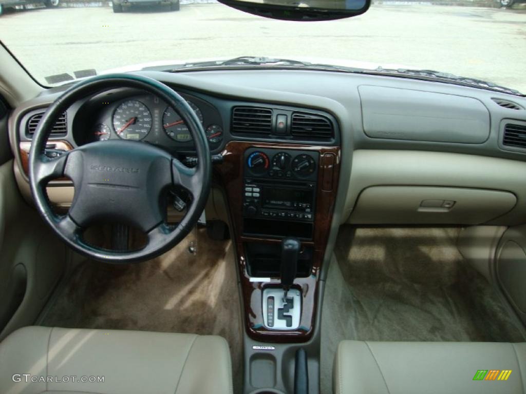 2000 Outback Limited Wagon - White Birch / Beige photo #26