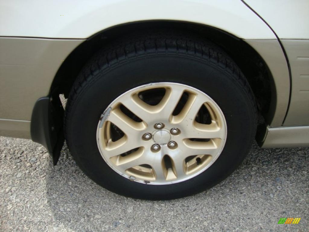 2000 Outback Limited Wagon - White Birch / Beige photo #32