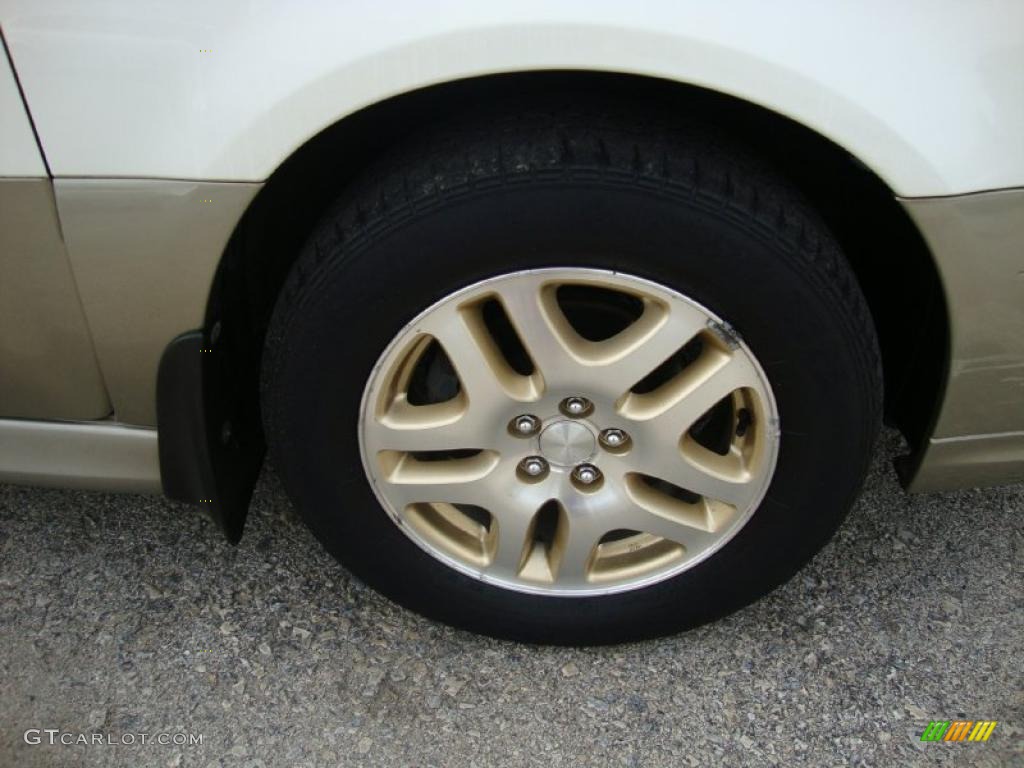 2000 Outback Limited Wagon - White Birch / Beige photo #33