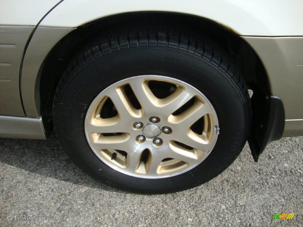2000 Outback Limited Wagon - White Birch / Beige photo #40