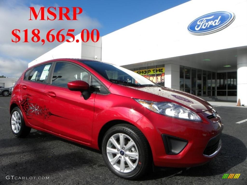 Red Candy Metallic Ford Fiesta