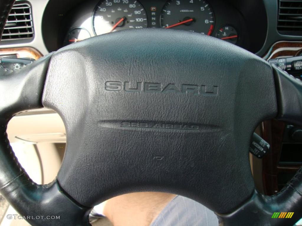 2000 Outback Limited Wagon - White Birch / Beige photo #48