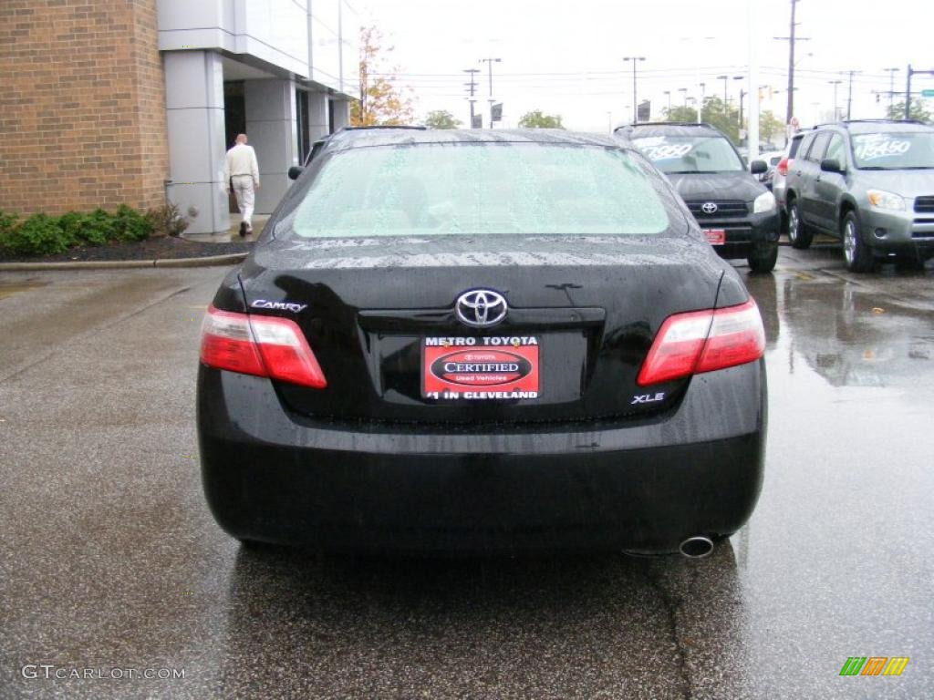 2007 Camry XLE - Black / Ash photo #4