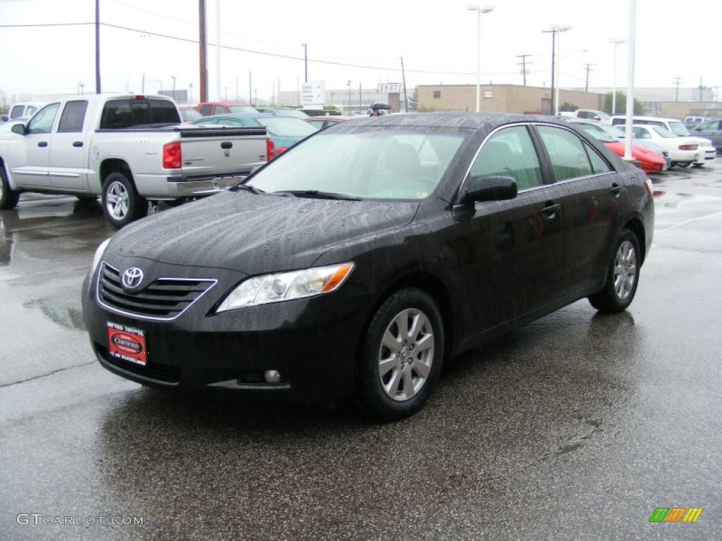 2007 Camry XLE - Black / Ash photo #7