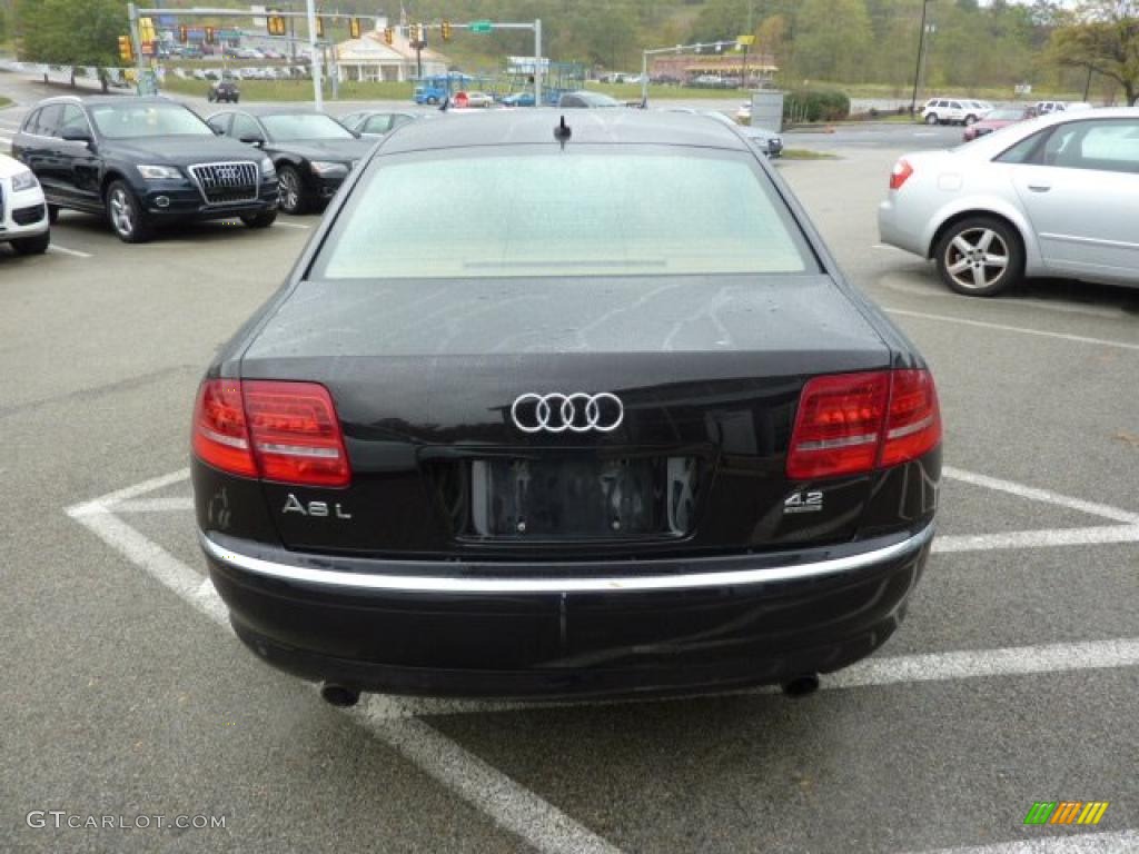 2008 A8 L 4.2 quattro - Cherry Black Pearl Effect / Amaretto photo #4