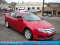 2011 Red Candy Metallic Ford Fusion SE  photo #20