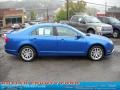 2011 Blue Flame Metallic Ford Fusion SEL V6 AWD  photo #2