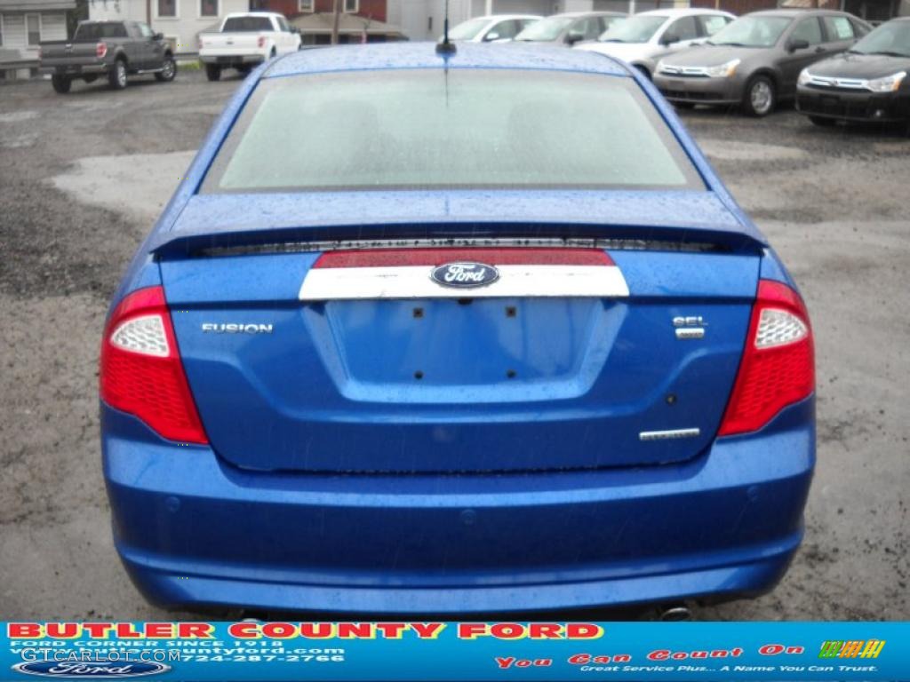 2011 Fusion SEL V6 AWD - Blue Flame Metallic / Charcoal Black photo #4