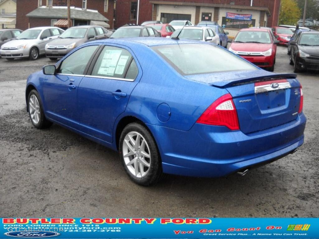 2011 Fusion SEL V6 AWD - Blue Flame Metallic / Charcoal Black photo #5