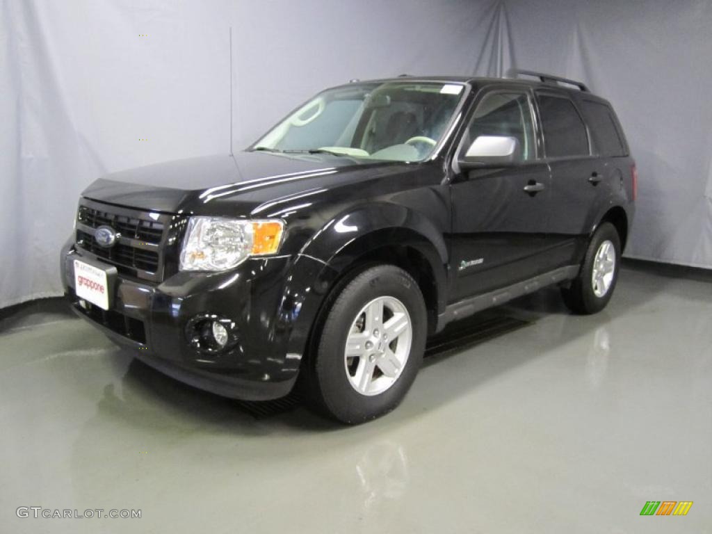 2009 Escape Hybrid 4WD - Black / Stone photo #1