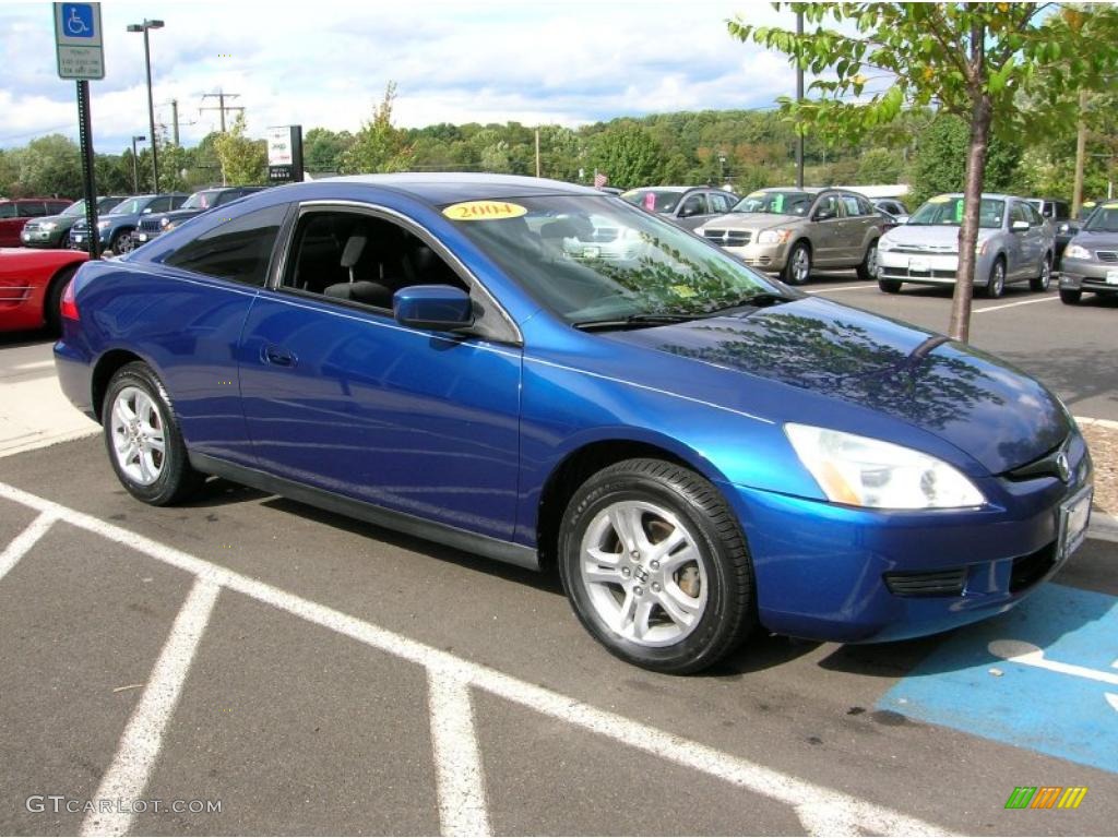 2004 Accord LX Coupe - Sapphire Blue Pearl / Black photo #1