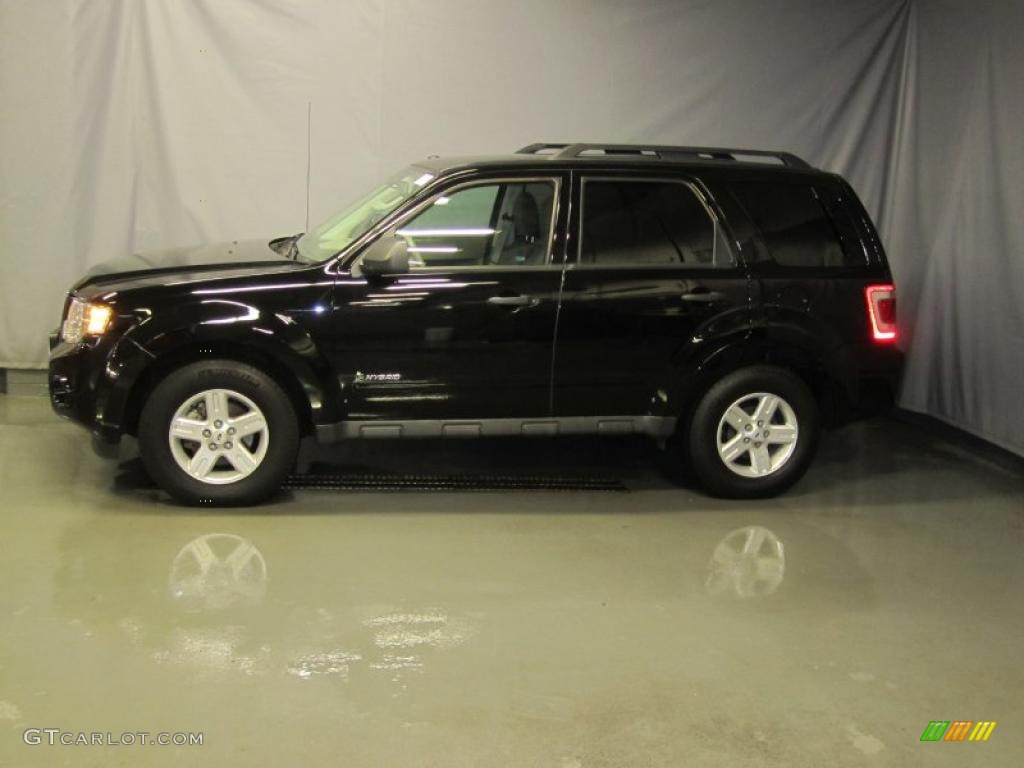 2009 Escape Hybrid 4WD - Black / Stone photo #3