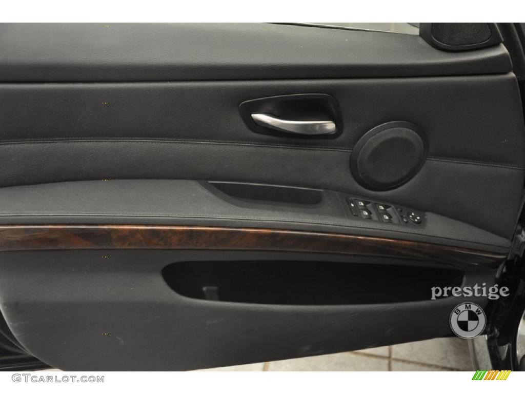 2007 3 Series 335xi Sedan - Jet Black / Black photo #10
