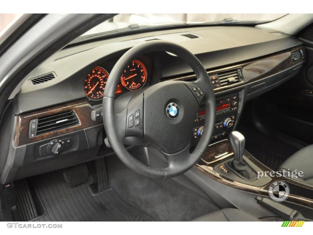 2008 3 Series 328xi Sedan - Titanium Silver Metallic / Black photo #14