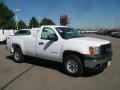 2011 Summit White GMC Sierra 1500 Regular Cab 4x4  photo #1