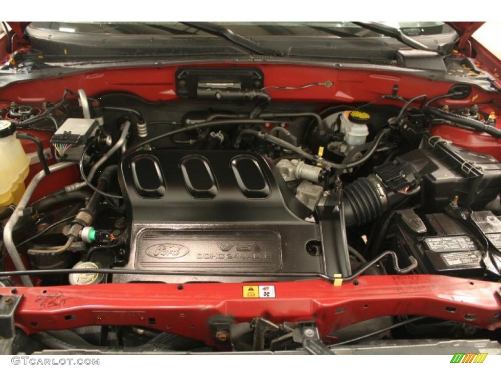 2004 Escape XLT V6 4WD - Redfire Metallic / Medium/Dark Flint photo #19