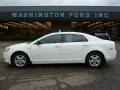 White - Malibu LS Sedan Photo No. 1