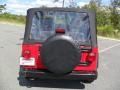 2004 Flame Red Jeep Wrangler Sport 4x4  photo #3