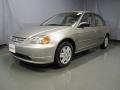 2003 Shoreline Mist Metallic Honda Civic LX Sedan  photo #1