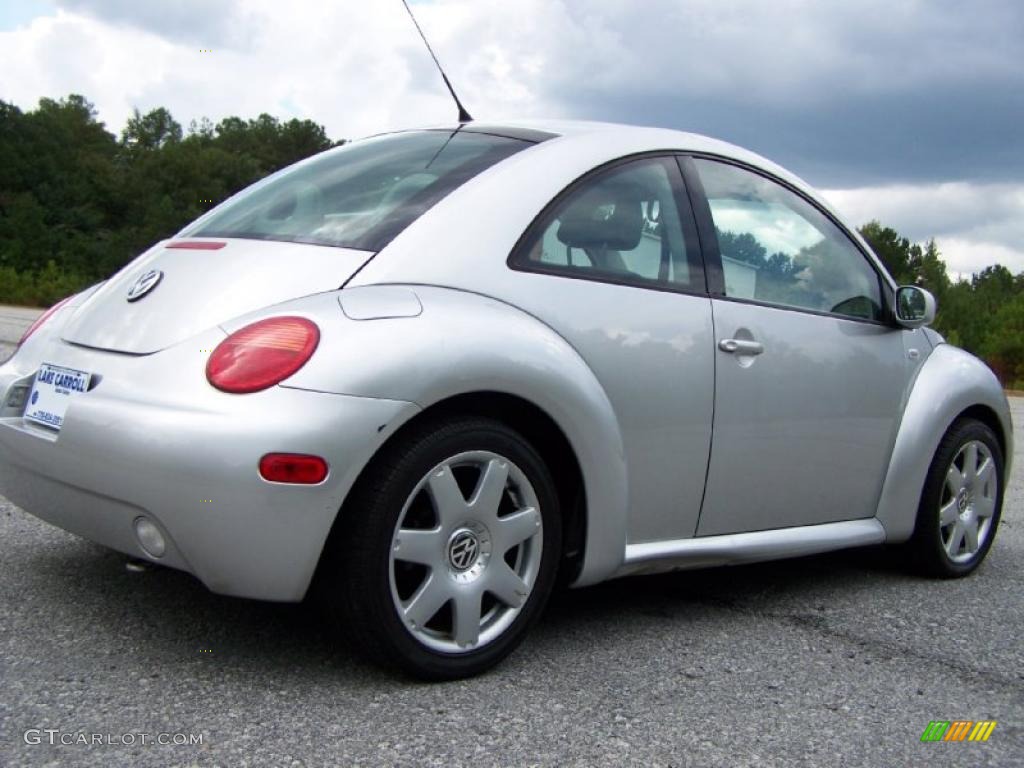 2001 New Beetle GLX 1.8T Coupe - Silver Arrow Metallic / Light Grey photo #3