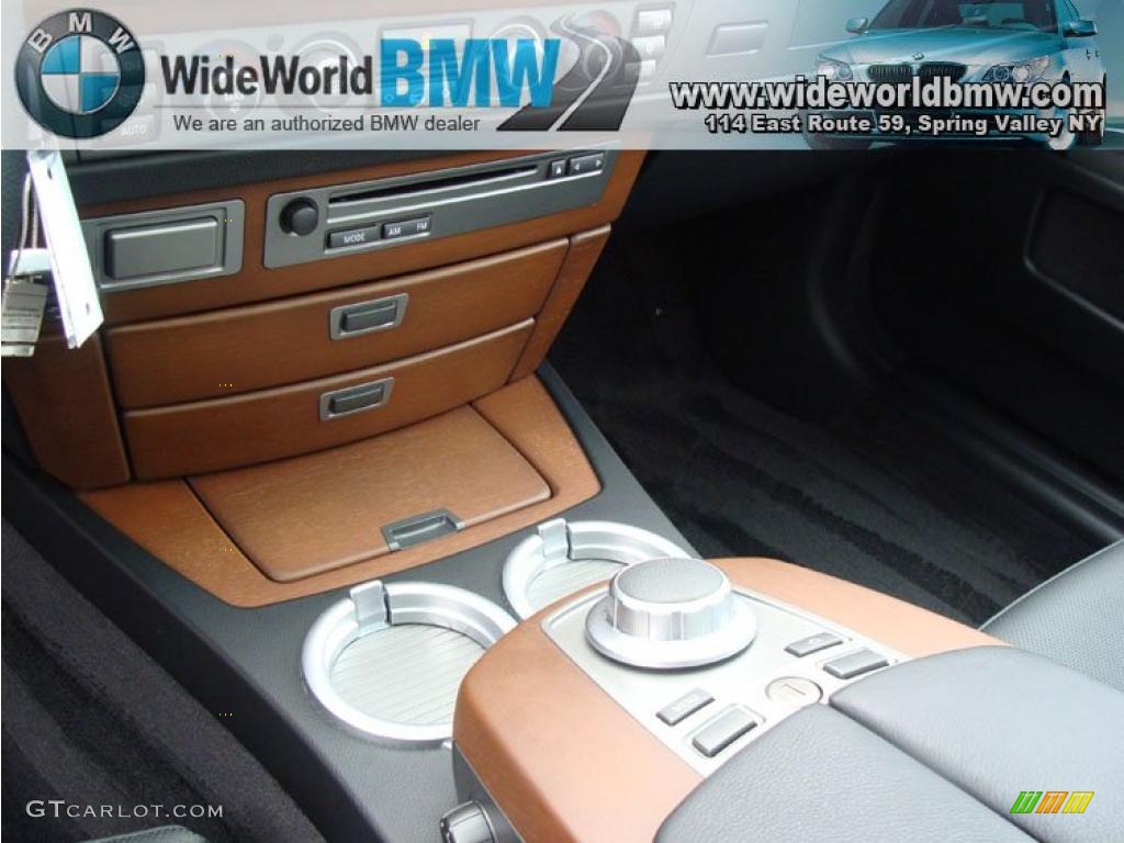 2008 7 Series 750i Sedan - Sterling Grey Metallic / Black photo #15
