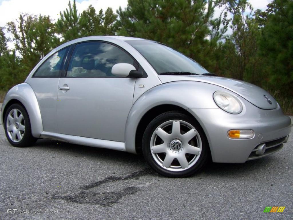 2001 New Beetle GLX 1.8T Coupe - Silver Arrow Metallic / Light Grey photo #36
