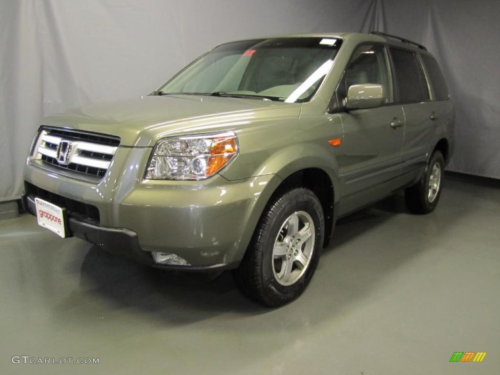 2008 Pilot EX 4WD - Aberdeen Green Metallic / Olive photo #1