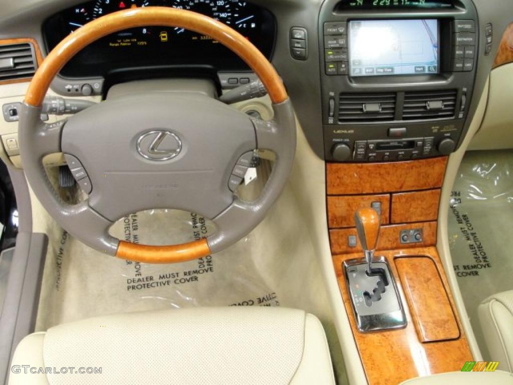 2005 LS 430 Sedan - Black Onyx / Cashmere photo #14