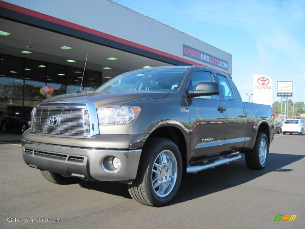 2011 Tundra TRD Double Cab 4x4 - Pyrite Mica / Graphite Gray photo #1