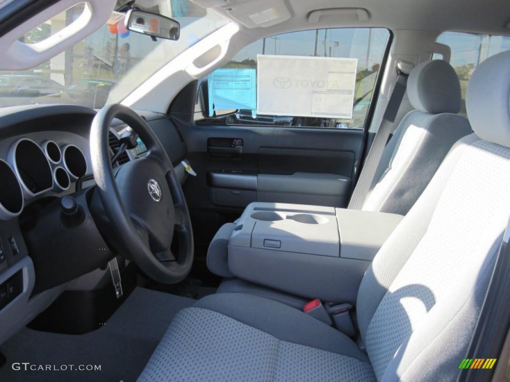 2011 Tundra TRD Double Cab 4x4 - Pyrite Mica / Graphite Gray photo #13