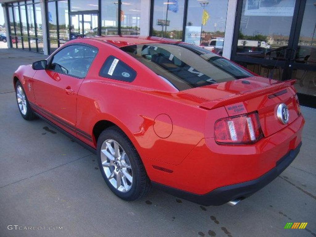 2011 Mustang V6 Premium Coupe - Race Red / Charcoal Black photo #6