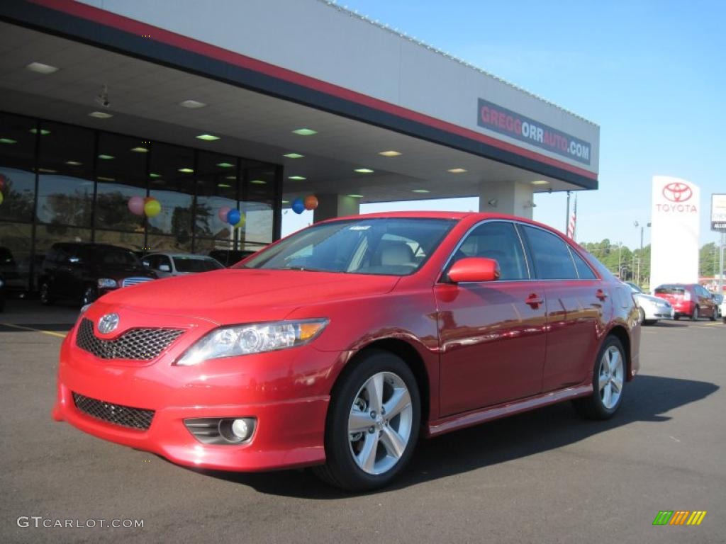 Barcelona Red Metallic Toyota Camry