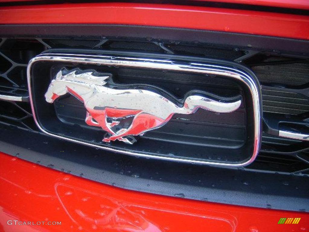 2011 Mustang V6 Premium Coupe - Race Red / Charcoal Black photo #9