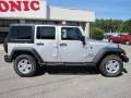 2011 Bright Silver Metallic Jeep Wrangler Unlimited Sport 4x4  photo #8