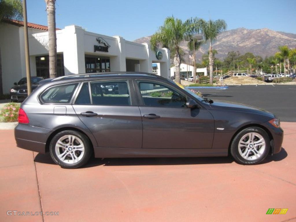 2008 3 Series 328i Wagon - Sparkling Graphite Metallic / Gray photo #3