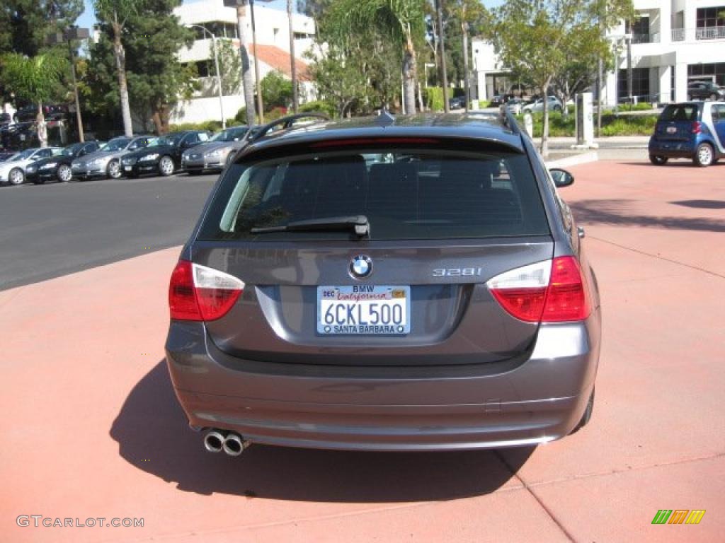 2008 3 Series 328i Wagon - Sparkling Graphite Metallic / Gray photo #4