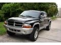 Black 2002 Dodge Dakota SLT Quad Cab 4x4
