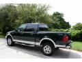 2001 Dark Highland Green Metallic Ford F150 Lariat SuperCrew 4x4  photo #5