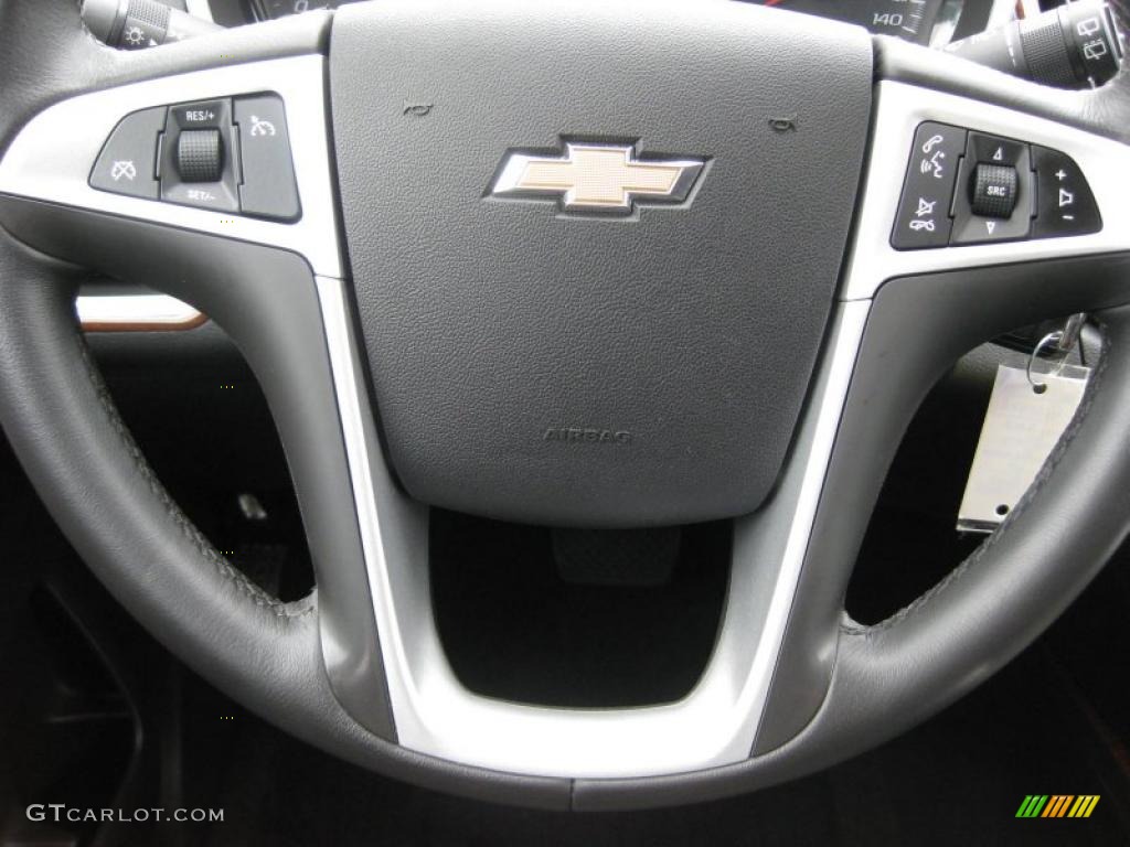 2010 Equinox LT AWD - Black Granite Metallic / Jet Black photo #28