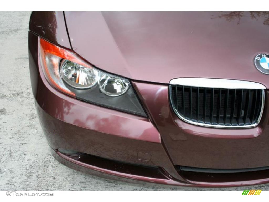 2007 3 Series 328i Sedan - Barrique Red Metallic / Beige photo #23