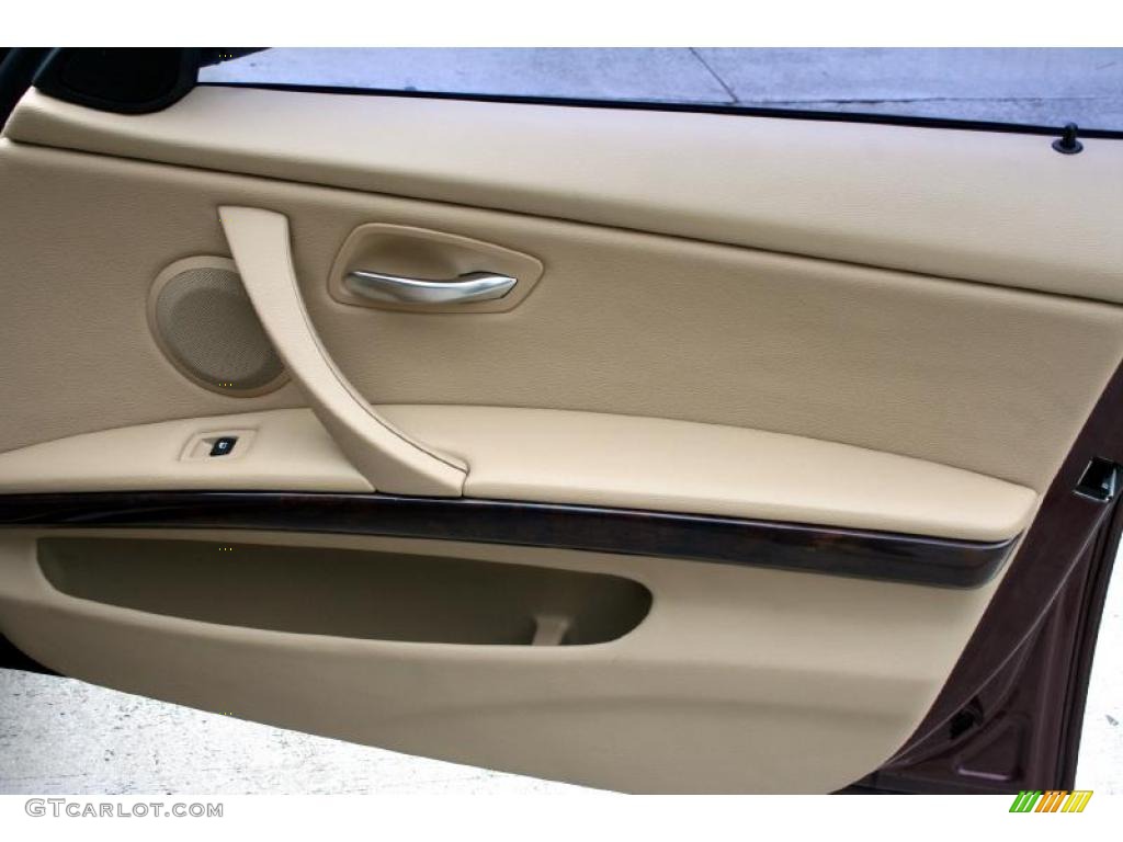 2007 3 Series 328i Sedan - Barrique Red Metallic / Beige photo #36