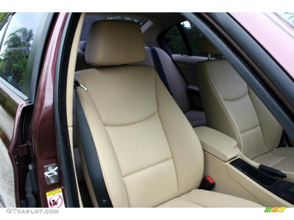 2007 3 Series 328i Sedan - Barrique Red Metallic / Beige photo #47